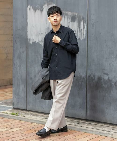 URBAN RESEARCH ROSSO / アーバンリサーチ ロッソ その他パンツ | ストレッチヘリンボーン1タックワイドスラックス | 詳細9