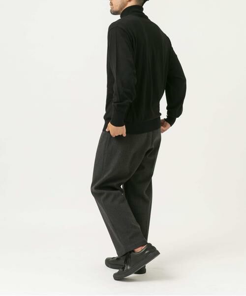 URBAN RESEARCH ROSSO / アーバンリサーチ ロッソ その他パンツ | ストレッチヘリンボーン1タックワイドスラックス | 詳細29