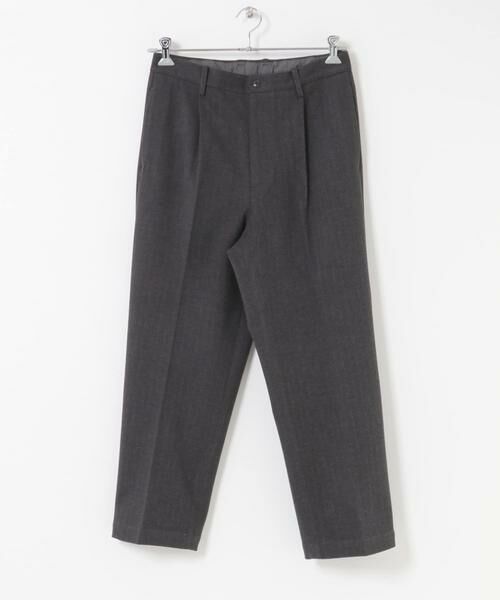 URBAN RESEARCH ROSSO / アーバンリサーチ ロッソ その他パンツ | ストレッチヘリンボーン1タックワイドスラックス | 詳細30