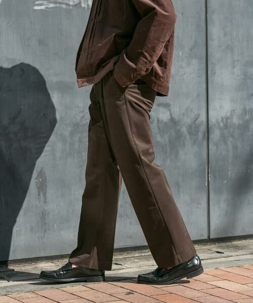 URBAN RESEARCH ROSSO / アーバンリサーチ ロッソ その他パンツ | 『XLサイズあり』起毛カットツイルスラックス | 詳細2