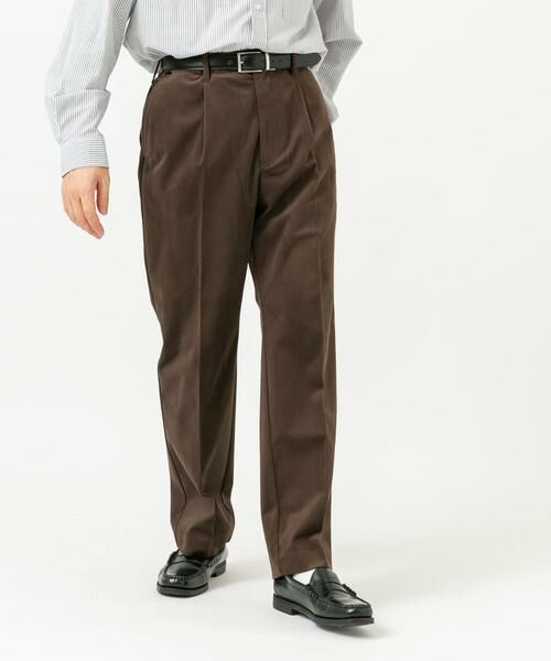 URBAN RESEARCH ROSSO / アーバンリサーチ ロッソ その他パンツ | 『XLサイズあり』起毛カットツイルスラックス | 詳細6