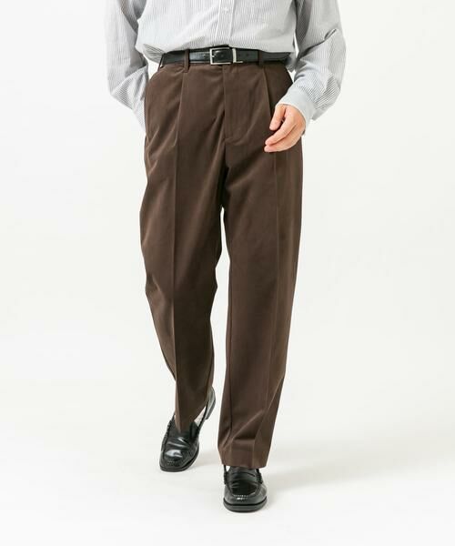 URBAN RESEARCH ROSSO / アーバンリサーチ ロッソ その他パンツ | 『XLサイズあり』起毛カットツイルスラックス | 詳細7