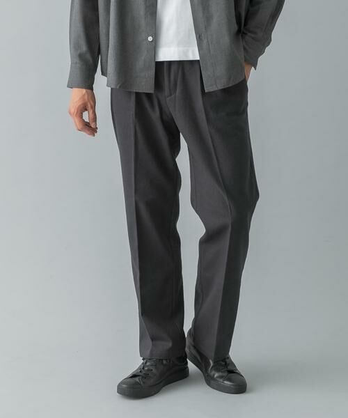 URBAN RESEARCH ROSSO/アーバンリサーチ ロッソ 『蓄熱 / XLサイズあり』アーバンリラックスサーモライトネルスラックス チャコールグレー S