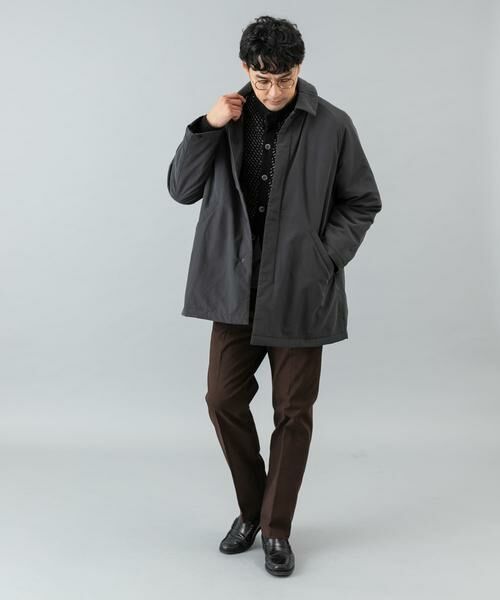 URBAN RESEARCH ROSSO / アーバンリサーチ ロッソ ステンカラーコート | 『XLサイズあり』NOUVELLE中綿ステンカラーコート | 詳細19