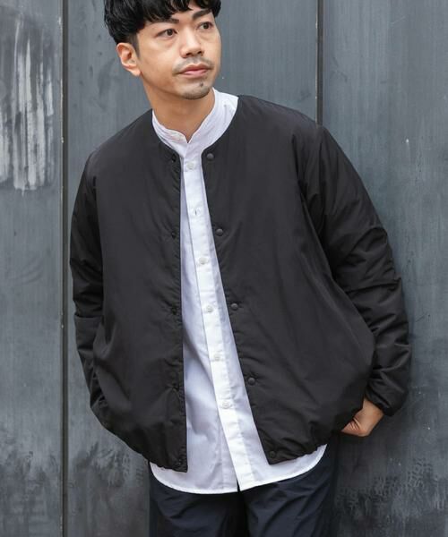 URBAN RESEARCH ROSSO / アーバンリサーチ ロッソ ブルゾン | 『XLサイズあり』NOUVELLE中綿ノーカラーブルゾン | 詳細3