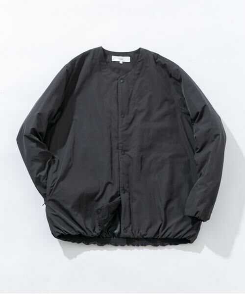 URBAN RESEARCH ROSSO/アーバンリサーチ ロッソ 『XLサイズあり』NOUVELLE中綿ノーカラーブルゾン チャコールグレー L