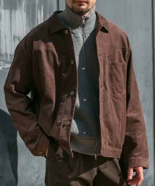 URBAN RESEARCH ROSSO/アーバンリサーチ ロッソ 『XLサイズあり』リラックスコーデュロイブルゾン モカ M