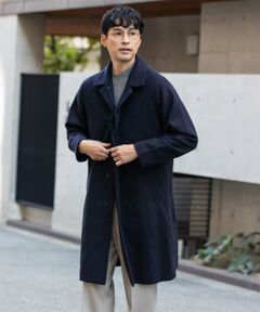 URBAN RESEARCH ROSSO / アーバンリサーチ ロッソ ステンカラーコート | スーパー100 オーバーバルマカンコート