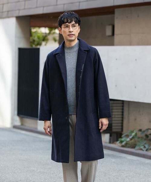 URBAN RESEARCH ROSSO / アーバンリサーチ ロッソ ステンカラーコート | スーパー100 オーバーバルマカンコート | 詳細2