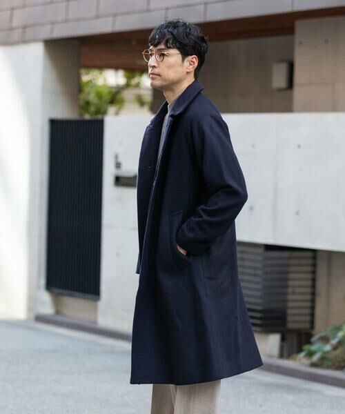 URBAN RESEARCH ROSSO / アーバンリサーチ ロッソ ステンカラーコート | スーパー100 オーバーバルマカンコート | 詳細3