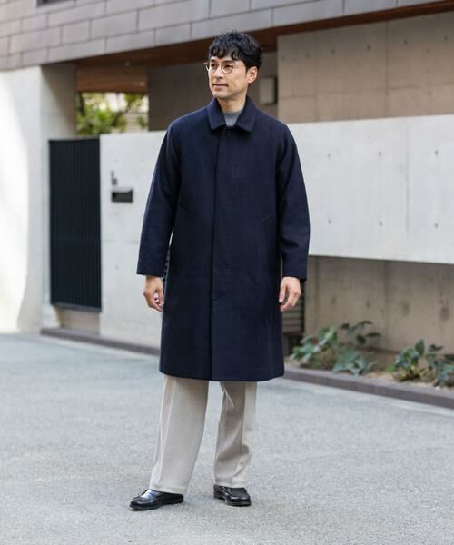 URBAN RESEARCH ROSSO / アーバンリサーチ ロッソ ステンカラーコート | スーパー100 オーバーバルマカンコート | 詳細4