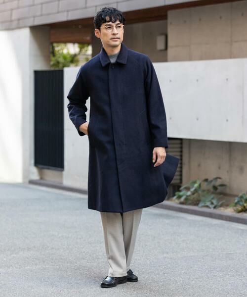 URBAN RESEARCH ROSSO / アーバンリサーチ ロッソ ステンカラーコート | スーパー100 オーバーバルマカンコート | 詳細5