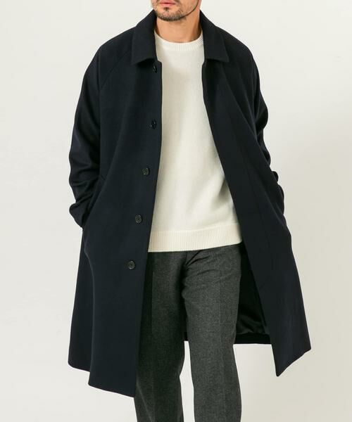 URBAN RESEARCH ROSSO / アーバンリサーチ ロッソ ステンカラーコート | スーパー100 オーバーバルマカンコート | 詳細6