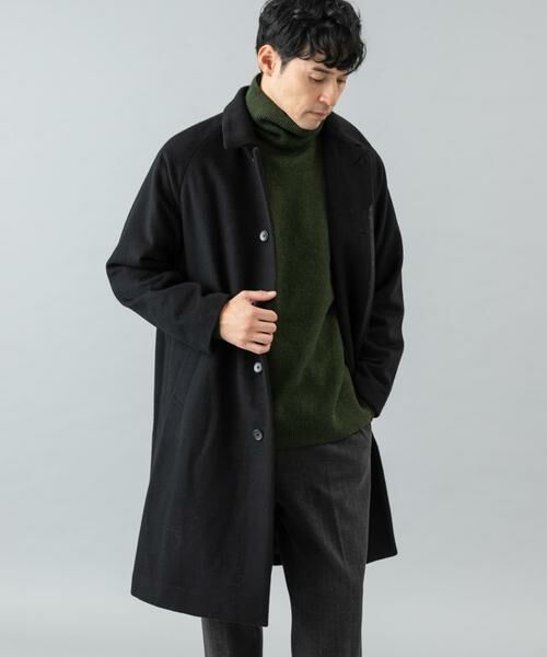 URBAN RESEARCH ROSSO / アーバンリサーチ ロッソ ステンカラーコート | スーパー100 オーバーバルマカンコート | 詳細19