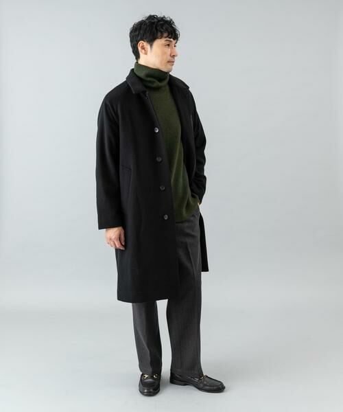 URBAN RESEARCH ROSSO / アーバンリサーチ ロッソ ステンカラーコート | スーパー100 オーバーバルマカンコート | 詳細20