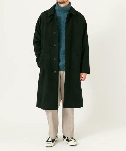 URBAN RESEARCH ROSSO / アーバンリサーチ ロッソ ステンカラーコート | スーパー100 オーバーバルマカンコート | 詳細25