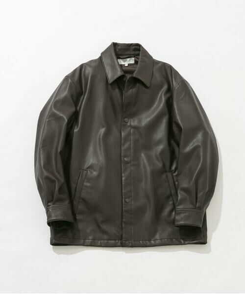 URBAN RESEARCH ROSSO / アーバンリサーチ ロッソ その他アウター | 『XLサイズあり』ビーガンファブリックコーチジャケット | 詳細13