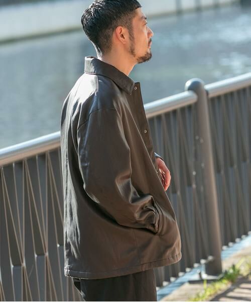 URBAN RESEARCH ROSSO / アーバンリサーチ ロッソ その他アウター | 『XLサイズあり』ビーガンファブリックコーチジャケット | 詳細2