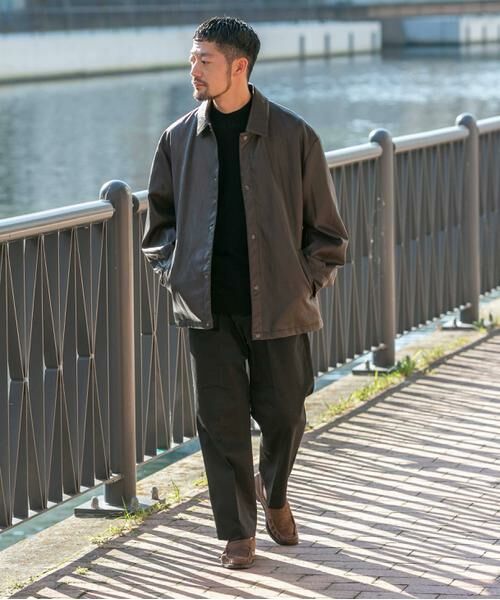 URBAN RESEARCH ROSSO / アーバンリサーチ ロッソ その他アウター | 『XLサイズあり』ビーガンファブリックコーチジャケット | 詳細3