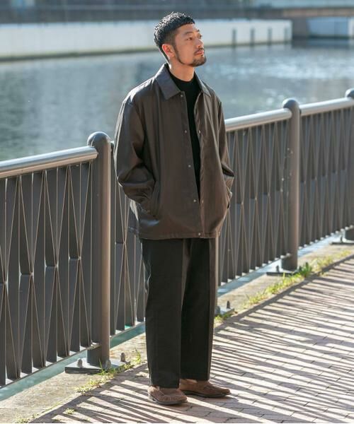 URBAN RESEARCH ROSSO / アーバンリサーチ ロッソ その他アウター | 『XLサイズあり』ビーガンファブリックコーチジャケット | 詳細4