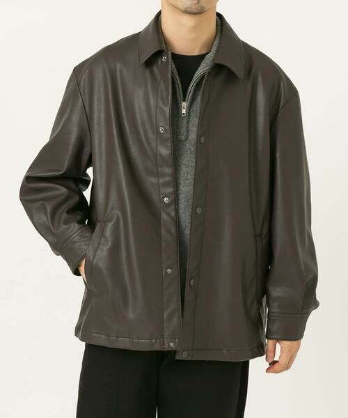 URBAN RESEARCH ROSSO / アーバンリサーチ ロッソ その他アウター | 『XLサイズあり』ビーガンファブリックコーチジャケット | 詳細6