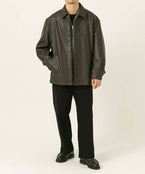 URBAN RESEARCH ROSSO / アーバンリサーチ ロッソ その他アウター | 『XLサイズあり』ビーガンファブリックコーチジャケット | 詳細8