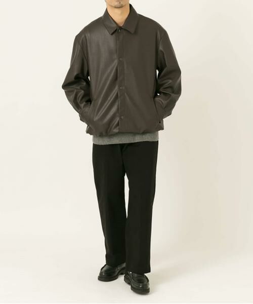 URBAN RESEARCH ROSSO / アーバンリサーチ ロッソ その他アウター | 『XLサイズあり』ビーガンファブリックコーチジャケット | 詳細9