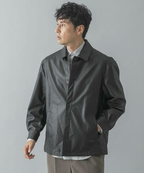 URBAN RESEARCH ROSSO / アーバンリサーチ ロッソ その他アウター | 『XLサイズあり』ビーガンファブリックコーチジャケット | 詳細17