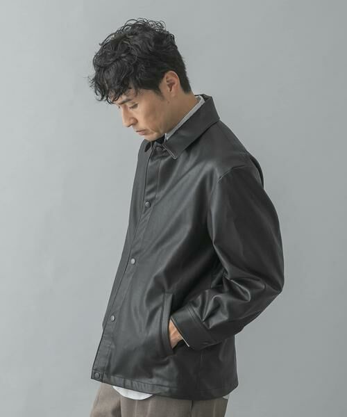 URBAN RESEARCH ROSSO / アーバンリサーチ ロッソ その他アウター | 『XLサイズあり』ビーガンファブリックコーチジャケット | 詳細19