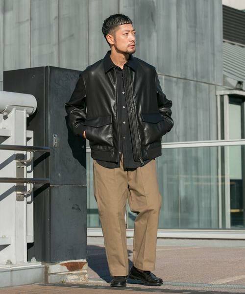 URBAN RESEARCH ROSSO / アーバンリサーチ ロッソ ブルゾン | 『XLサイズあり』ビーガンファブリックジップブルゾン | 詳細2