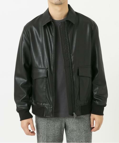 URBAN RESEARCH ROSSO / アーバンリサーチ ロッソ ブルゾン | 『XLサイズあり』ビーガンファブリックジップブルゾン | 詳細6