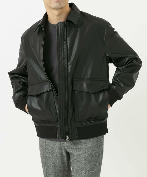 URBAN RESEARCH ROSSO / アーバンリサーチ ロッソ ブルゾン | 『XLサイズあり』ビーガンファブリックジップブルゾン | 詳細7