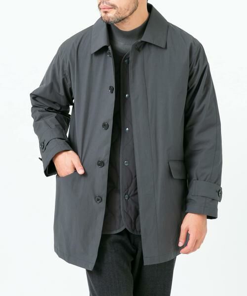 URBAN RESEARCH ROSSO / アーバンリサーチ ロッソ ステンカラーコート | 3WAYステンカラーハーフコート ライナーセット | 詳細30