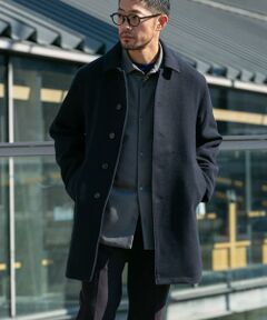 URBAN RESEARCH ROSSO / アーバンリサーチ ロッソ ステンカラーコート | 『XLサイズあり』light meltonステンカラーコート