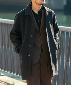 URBAN RESEARCH ROSSO / アーバンリサーチ ロッソ ステンカラーコート | 『XLサイズあり』light meltonステンカラーコート