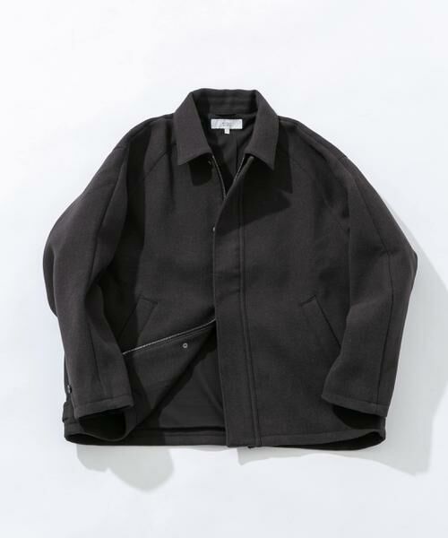 URBAN RESEARCH ROSSO/アーバンリサーチ ロッソ 『XLサイズあり』light meltonブルゾン チャコールグレー XL