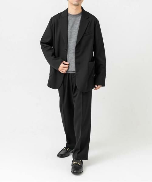 URBAN RESEARCH ROSSO/アーバンリサーチ ロッソ 『XLサイズあり』ウォームストレッチセットアップ ブラック S URBAN RESEARCH ROSSO/アーバンリサーチ ロッソ 『XLサイズあり』ウォームストレッチセットアップ ブラック S