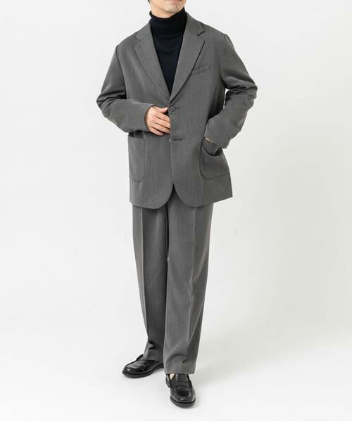 URBAN RESEARCH ROSSO/アーバンリサーチ ロッソ 『XLサイズあり』ウォームストレッチセットアップ グレー M URBAN RESEARCH ROSSO/アーバンリサーチ ロッソ 『XLサイズあり』ウォームストレッチセットアップ グレー M