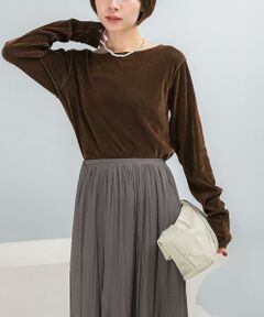 URBAN RESEARCH ROSSO / アーバンリサーチ ロッソ Tシャツ | シアーベロアシームデザインプルオーバー