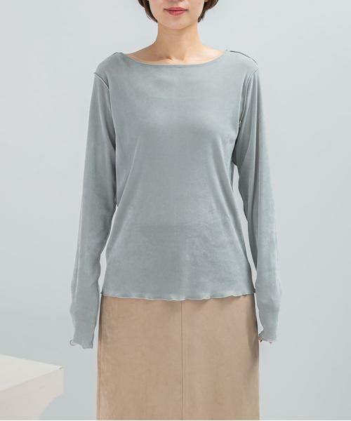 URBAN RESEARCH ROSSO / アーバンリサーチ ロッソ Tシャツ | シアーベロアシームデザインプルオーバー | 詳細11