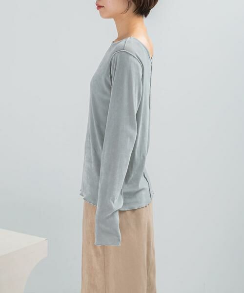 URBAN RESEARCH ROSSO / アーバンリサーチ ロッソ Tシャツ | シアーベロアシームデザインプルオーバー | 詳細12