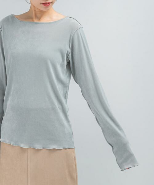 URBAN RESEARCH ROSSO / アーバンリサーチ ロッソ Tシャツ | シアーベロアシームデザインプルオーバー | 詳細14