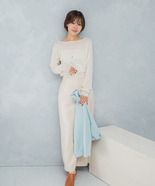 URBAN RESEARCH ROSSO / アーバンリサーチ ロッソ Tシャツ | シアーベロアシームデザインプルオーバー | 詳細18