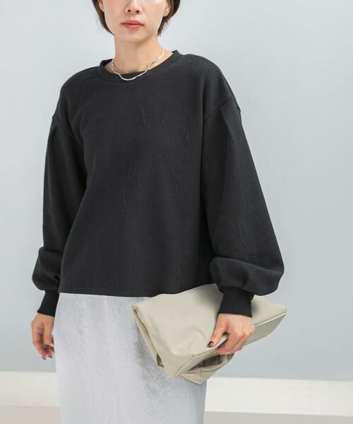 URBAN RESEARCH ROSSO / アーバンリサーチ ロッソ スウェット | タックスリーブジャガードスウェット | 詳細6