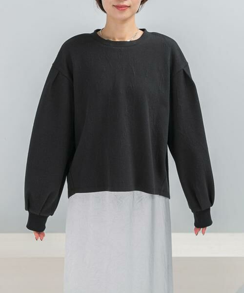 URBAN RESEARCH ROSSO / アーバンリサーチ ロッソ スウェット | タックスリーブジャガードスウェット | 詳細8