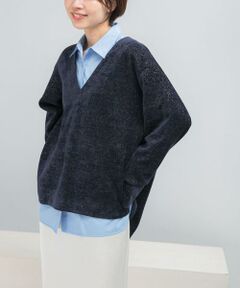 URBAN RESEARCH ROSSO / アーバンリサーチ ロッソ Tシャツ | Vネックモールラメプルオーバー