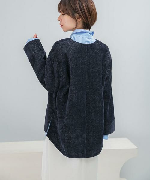 URBAN RESEARCH ROSSO / アーバンリサーチ ロッソ Tシャツ | Vネックモールラメプルオーバー | 詳細1