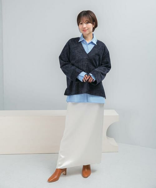 URBAN RESEARCH ROSSO / アーバンリサーチ ロッソ Tシャツ | Vネックモールラメプルオーバー | 詳細2