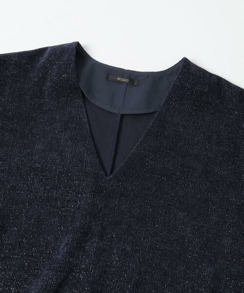 URBAN RESEARCH ROSSO / アーバンリサーチ ロッソ Tシャツ | Vネックモールラメプルオーバー | 詳細8