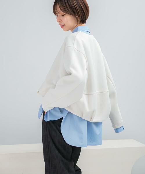 URBAN RESEARCH ROSSO / アーバンリサーチ ロッソ その他トップス | ブライトダンボール釦デザインプルオーバー | 詳細19